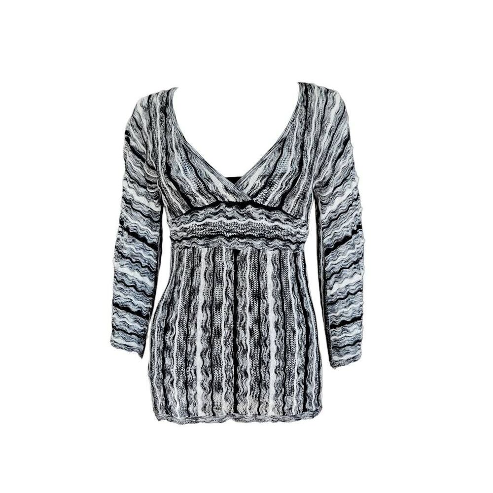 y2k vintage knit babydoll top